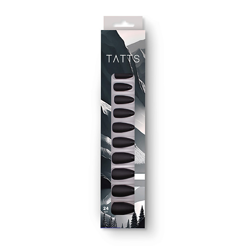 TATTS Накладные ногти (24 типсы + клеевые стикеры + набор для маникюра) стикеры петербург 2