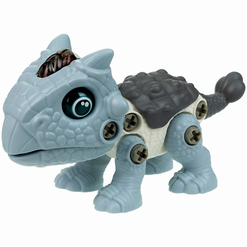 развивающая игрушка 1TOY Сборный динозавр Анкилозавр RoboLife цена и фото