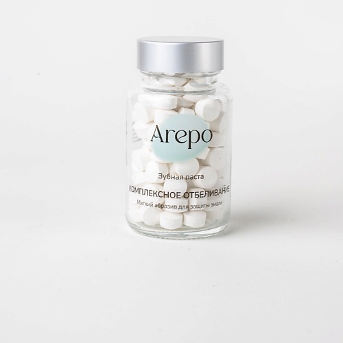AREPO Зубная паста в таблетках Комплексное Отбеливание 110 synergetic зубная паста комплексное укрепление 100