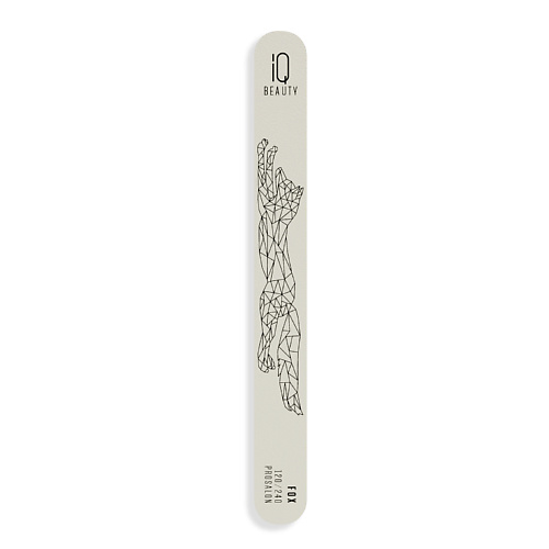 Пилка для ногтей IQ BEAUTY Пилка двухсторонняя универсальная для всех видов ногтей Fox 120/240 Prosalon