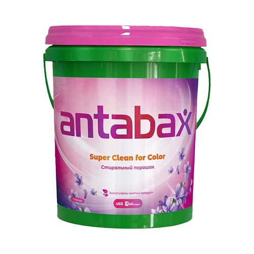 ANTABAX Универсальный Премиум порошок для цветного белья, ведро 4000 sarma средство для стирки порошкообразное горная свежесть универсальный 400