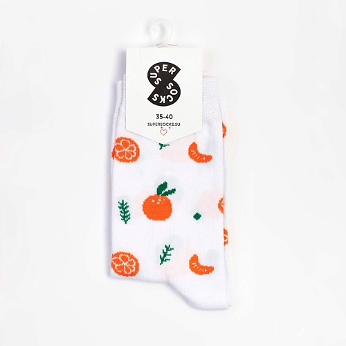 SUPER SOCKS Носки Мандаринка super socks носки мандаринка