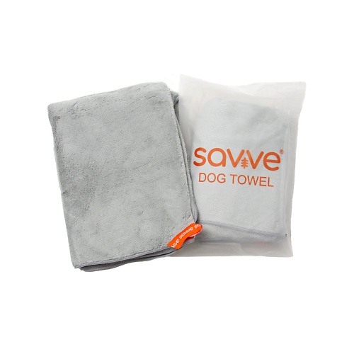 SAVVE Полотенце для собак Dog Towel, супервпитывающее из микрофибры 60*90 мочалка для тела sungbo cleamy heart shower towel