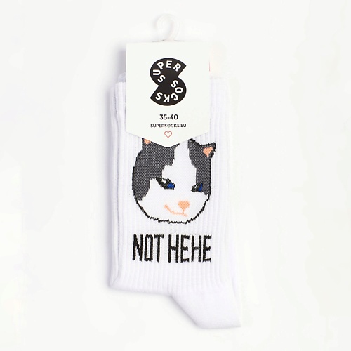 SUPER SOCKS Носки Not hehe/hehe носки hello socks грустные зверюшки 36 39 текстиль