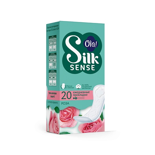 OLA! Silk Sense DAILY DEO Ежедневные мягкие прокладки, аромат Бархатная роза 20 ola silk sense ежедневные женские мягкие прокладки без аромата 60