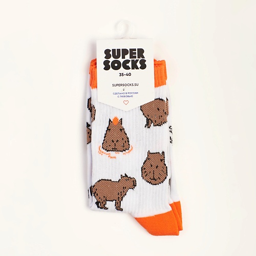 SUPER SOCKS Носки Капибара happy socks носки stripe knee