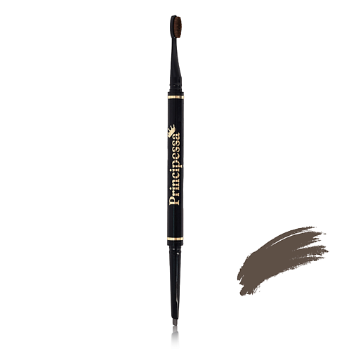 PRINCIPESSA Карандаш для бровей автоматический Kabuki Brow Styler карандаш для бровей eye brow pencil 6 087 02 2 темно коричневый 1 г