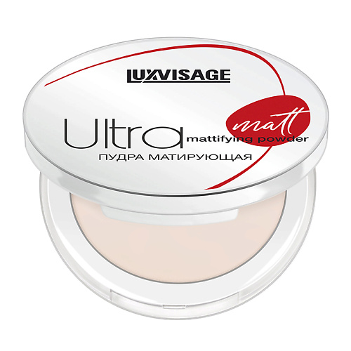 LUXVISAGE Пудра компактная для лица ULTRA MATT luxvisage блеск для губ pin up ultra matt 18 cream praline 5 г