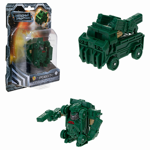 1TOY Робот-трансформер Грузовик 1.0 1toy робот трансформер тракбот пожарная машина 1 0
