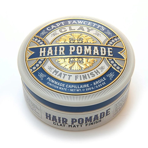 CAPTAIN FAWCETT Помада для укладки волос Clay Pomade 100 reuzel помада средней фиксации для укладки мужских волос clay matte pomade pig 113 г