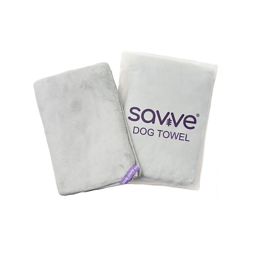 SAVVE Полотенце для собак Dog Towel, супервпитывающее из микрофибры 70*140 пеленки для домашних животных grodo для собак 60 x 60см 30шт