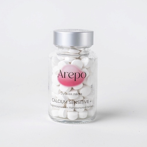 AREPO Зубная паста в таблетках Calcium Sensetive + 110 антибактериальная зубная паста для укрепления эмали и снижения чувствительности biomed sensitive виноград 100 г