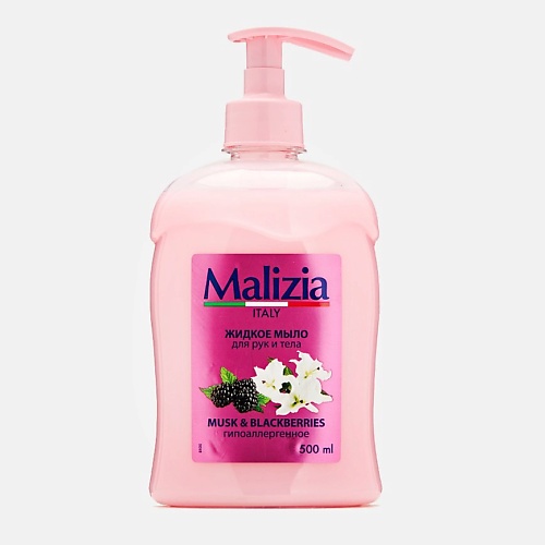 MALIZIA Мыло с дозатором MUSK BLACKBERRY 500 гель для душа dalonde floral musk парфюмированный 500 мл