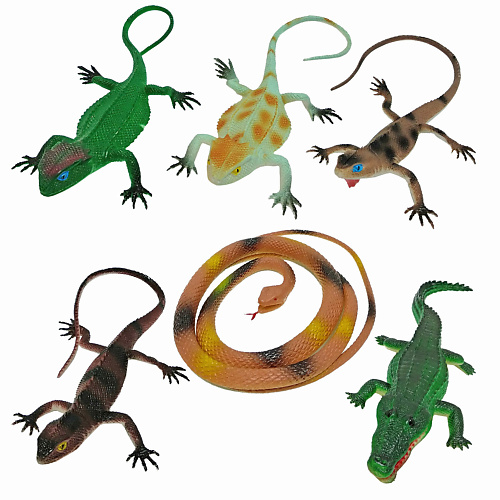 1TOY Игровой набор В мире Животных Рептилии 1.0 в мире животных фотоэнциклопедия для детей