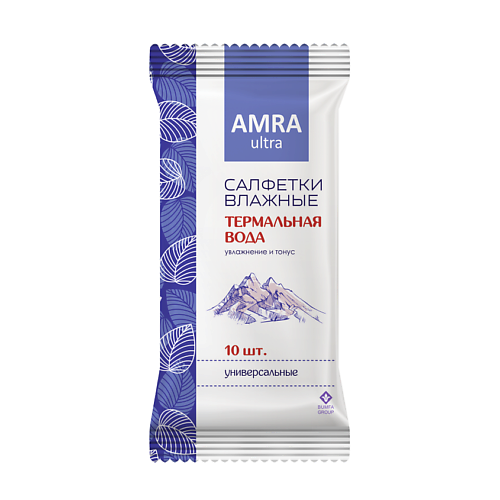 AMRA Салфетки влажные универсальные с термальной водой 10.0 lp care салфетки deo влажные дезодорирующие 15 0
