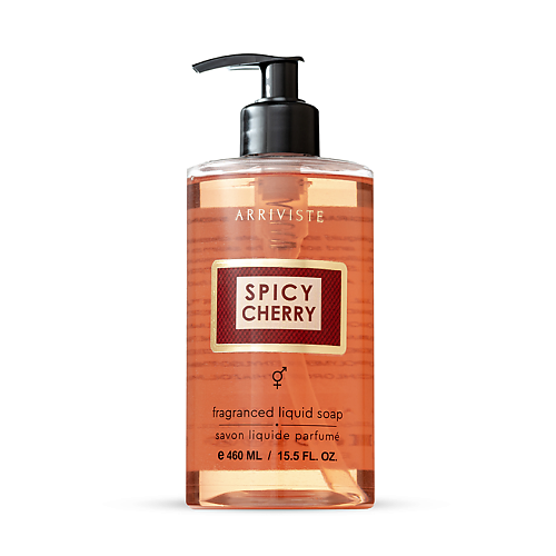 ARRIVISTE Жидкое мыло для рук, уходовое парфюмированное Spicy Cherry 460 gucci парфюмированное мыло bloom