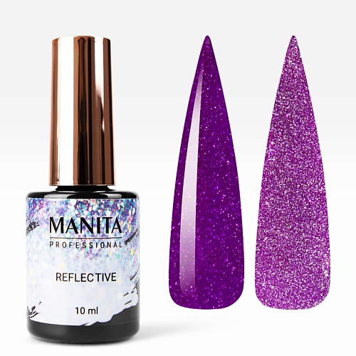 MANITA Professional Гель-лак для ногтей светоотражающий Reflective гель краска для волос прямого действия crush color 773229 2 желтый 100 мл