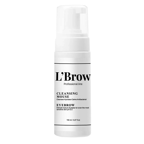 Пенка для снятия макияжа L`BROW Очищающий мусс-пенка для бровей