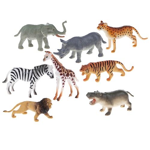 1TOY Игровой набор В мире Животных Дикие животные Африки 1.0 дикие скричеры коллекция наклеек
