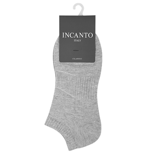 INCANTO Носки мужские Grigio melange minimi носки с провязанной эмблемой на паголенке grigio melange 35 38 mini trend 4211