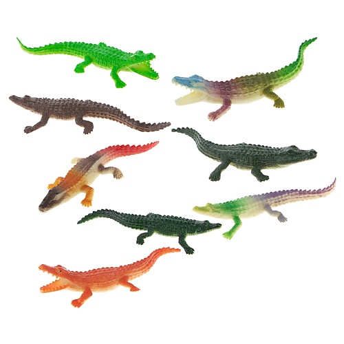 1TOY Игровой набор В мире Животных Крокодилы 1.0 набор для творчества создание игрушки из меховых палочек и на кружку своими руками счастье