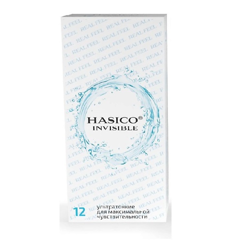 HASICO Презервативы invisible (ультратонкие) 12.0 hasico презервативы xl size гладкие увеличенного размера 12 0