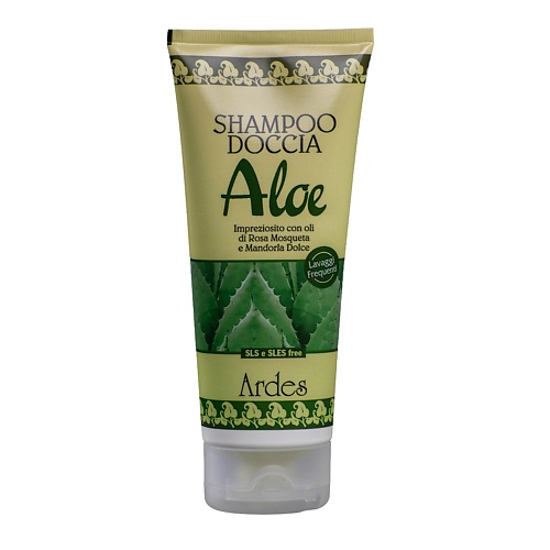 ARDES Шампунь Гель для душа Алое для всей семьи Shampoo Doccia Aloe 200.0 гель для душа с ароматом апельсина florinda shampoo shower gel agrumi mediterranei 200 мл