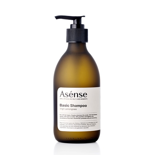 ASENSE Шампунь бессульфатный парфюмированный для всех типов волос аромат лемонграсс 250 picanto крем для тела цитрусовый фреш для всех типов кожи 250