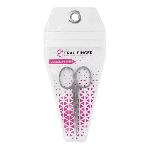 FRAU FINGER Ножницы маникюрные для ногтей Classic FS-102DP, матовые, 9 см frau finger пушер для маникюра двусторонний classic fp 306sp глянцевый 12 см 25