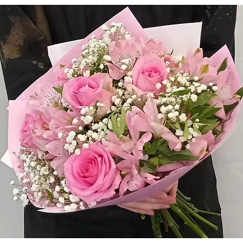 VORNIKOV BOUQUETS Букет с розами Мечта pinkbuket букет мечта из розовой гипсофилы с фоамираном