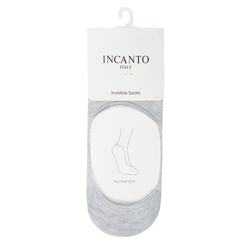 INCANTO Подследники Grigio chiaro melange omsa active 116 носки мужские высокая резинка grigio melange 0