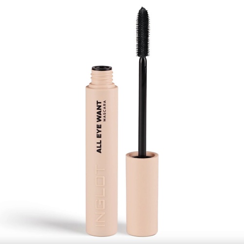 фото Inglot тушь для ресниц all eye want brown mascara