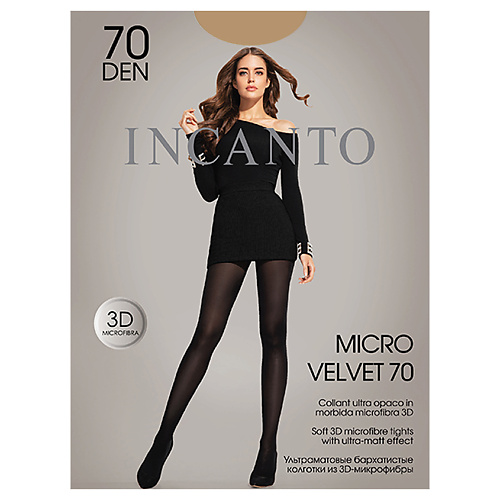 INCANTO Колготки женские Micro Velvet 70 den daino paclan practi micro тряпка для пола из микрофибры 50x60см 1