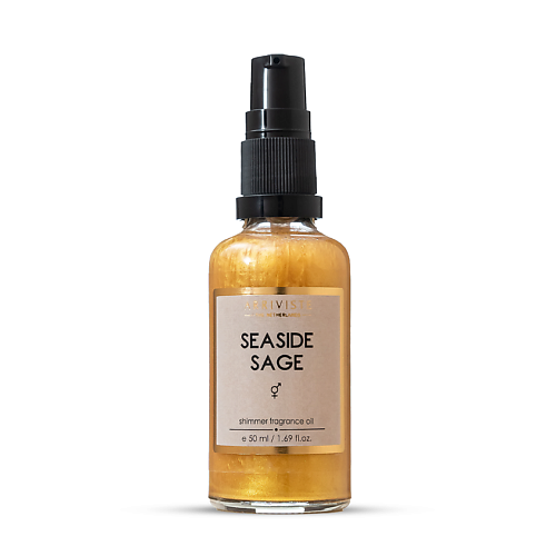 ARRIVISTE Парфюмированное масло для тела с шиммером Seaside Sage 50 arriviste парфюмированный скраб для тела seaside sage 350 0