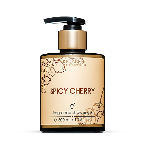 ARRIVISTE Парфюмированный гель для душа Spicy Cherry 300 arriviste парфюмированный скраб для тела spicy cherry 350 0