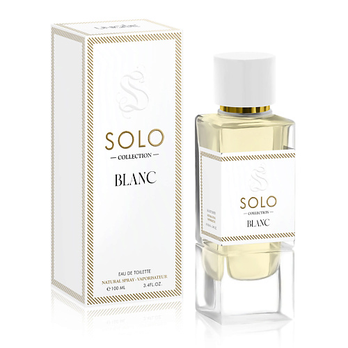 UNIQUE Туалетная вода Solo  Blanc 100.0 туалетная бумага elevia premium unique perfume 3х слойная 12шт