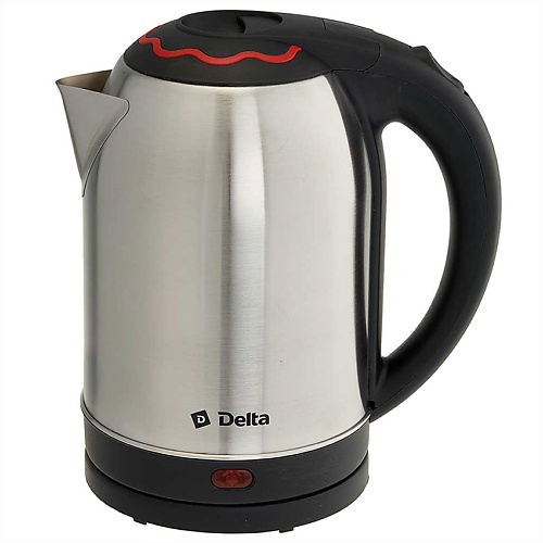 DELTA Чайник электрический DL-1330 2000 чайник электрический добрыня do 1231 металл 2 л 2000 вт серо чёрный