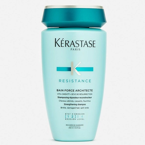 KERASTASE Шампунь-ванна Resistance Bain Force Architecte для укрепления тонких волос 250.0 kerastase молочко для осветленных волос blond absolu bain cicaflash treatment 75