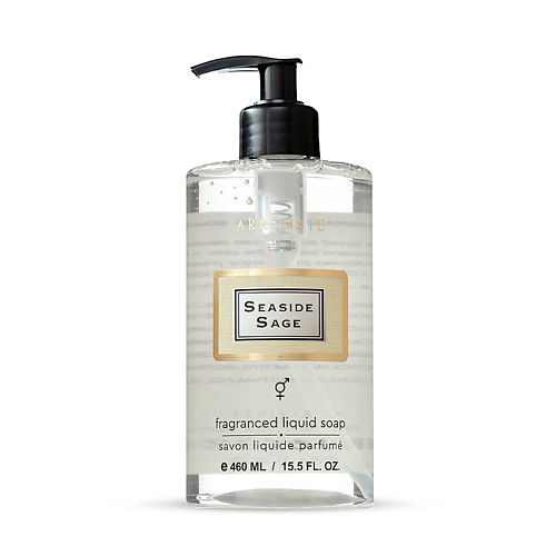 Мыло жидкое ARRIVISTE Жидкое мыло для рук, уходовое парфюмированное Seaside Sage фото