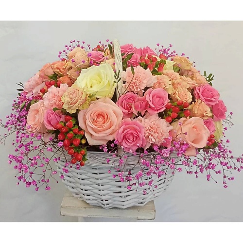 VORNIKOV BOUQUETS Корзина с цветами Цветочный сад vornikov bouquets корзина с цветами