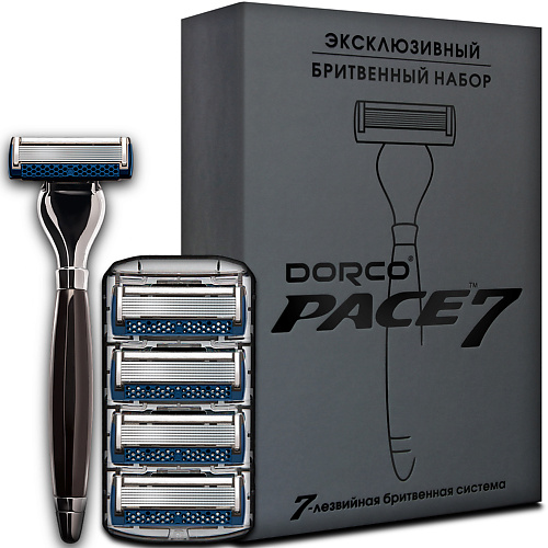 DORCO Подарочный набор PACE7 Эксклюзив 1.0 dorco бритва с 1 сменной кассетой pace cross3 3 лезвийная