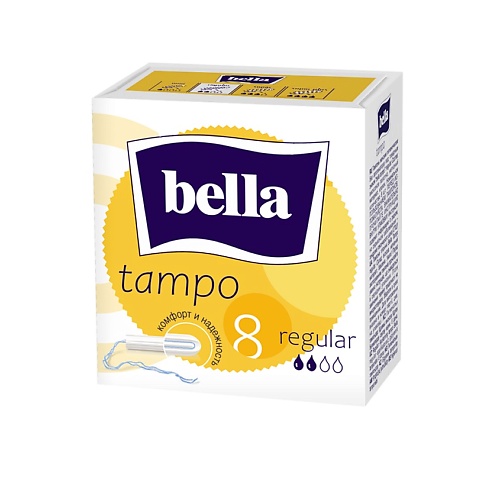 BELLA Тампоны без аппликатора Tampo Regular 8.0 tampax compak тампоны женские гигиенические с аппликатором regular single