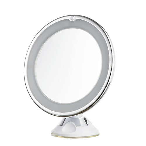 REVOLUT Зеркало косметическое с подсветкой и увеличением для макияжа hasten зеркало косметическое c x7 увеличением и led подсветкой