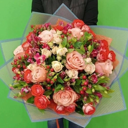 VORNIKOV BOUQUETS Букет с пионовидной розой Императрица vornikov bouquets букет добрые слова