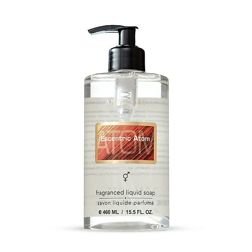 Мыло жидкое ARRIVISTE Жидкое мыло для рук, уходовое парфюмированное Escentric Atom фото