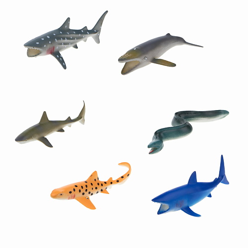 1TOY Игровой набор В мире Животных Морские животные 1.0 1toy игровой набор в мире животных рептилии 1