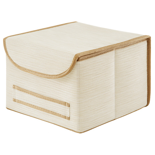 CH Коробка для хранения с крышкой ВО-033 коробка самосборная бесклеевая крафт белая 21 х 21 х 3 см