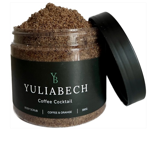 YULIABECH Антицеллюлитный кофейный скраб для тела 380.0 скраб для тела geo кофейный антицеллюлитный 300 мл