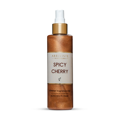 ARRIVISTE Спрей для тела с шиммером  Spicy Cherry 210 arriviste парфюмированный скраб для тела spicy cherry 350 0