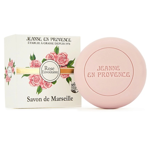 JEANNE EN PROVENCE Мыло для тела косметическое Rose Envoutante 100.0 ma provence мыло марсельское ок оливкового дерева 200